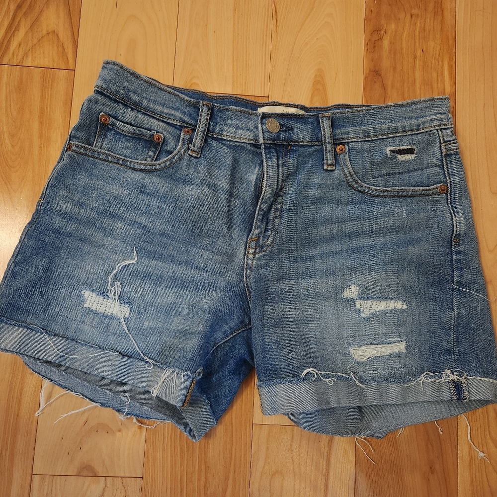 Gap Denim Shorts with distressed details